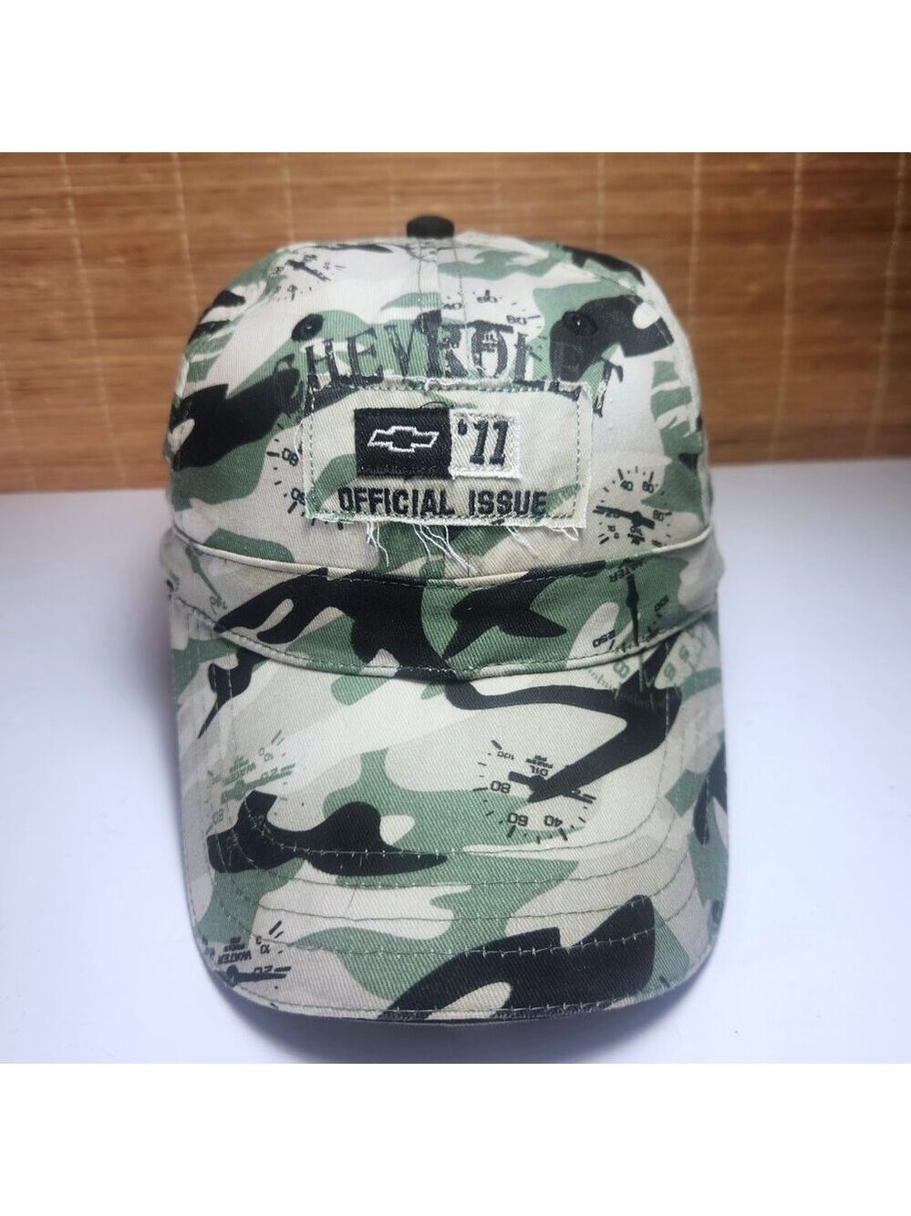 Chevrolet Hat Cap Choko Camouflage Cotton One Size Hook & Loop Official Issue